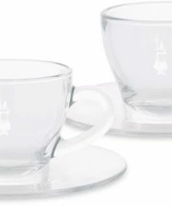 Bialetti Cappuccinotassen Aus Glas, 2er Set