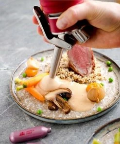 ISi Einweg-Sahnekapseln, 10er Packung -Bialetti-shop iSi Wacholdercreme Sauce