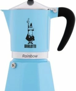 Bialetti Espressokocher Rainbow Hellblau 6 Tassen