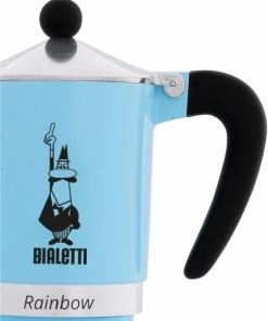 Bialetti Espressokocher Rainbow Hellblau 6 Tassen 6 Bialetti Espressokocher Rainbow Hellblau 6 Tassen -Bialetti-shop rainbow blue 3 2