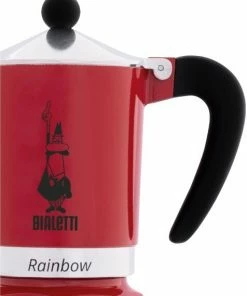 Bialetti Espressokocher Rainbow Rot 1 Tasse -Bialetti-shop rainbow red 3