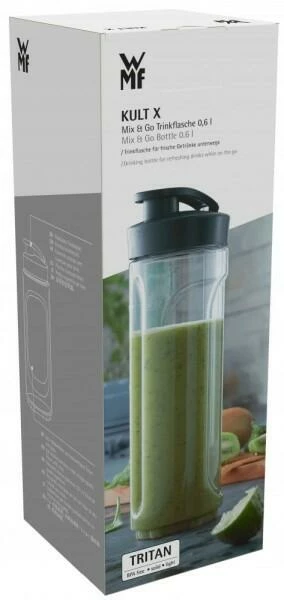 WMF Elektrogeräte WMF Mix & Go Trinkflasche 0,6 L Kult X 2 WMF Elektrogeräte WMF Mix & Go Trinkflasche 0,6 L Kult X – Bild 2