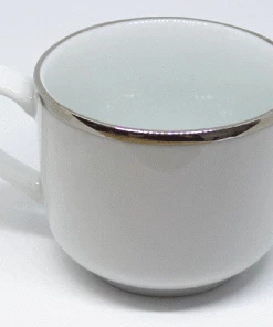 Pillivuyt Teetasse Sancerre Mit Platinrand Teetasse / Volumen: 18 Cl -Bialetti-shop web 512218BL FK012B
