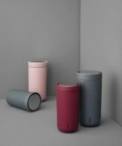 Stelton Isolierbecher To Go Click, Dark Blue, Metallic 0,4 Liter -Bialetti-shop web ambiente To go click l 1