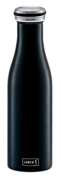 Lurch Isolierflasche In Mattschwarz, Doppelwandig 750 Ml / 29,5 Cm / 7,4 Cm 1 Lurch Isolierflasche In Mattschwarz, Doppelwandig 750 Ml / 29,5 Cm / 7,4 Cm